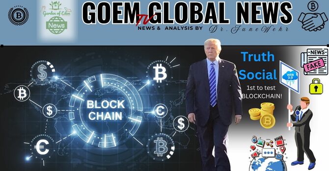 Trump Sucking Christians into BEAST through Blockchain and Web3 on Truth Social, Israel, White House & More