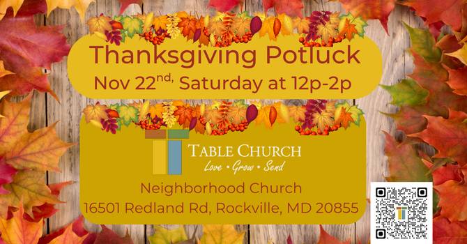 Thanksgiving Potluck