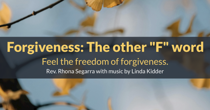 Forgiveness: The other "F" word