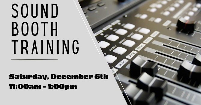 Sound Booth Training 