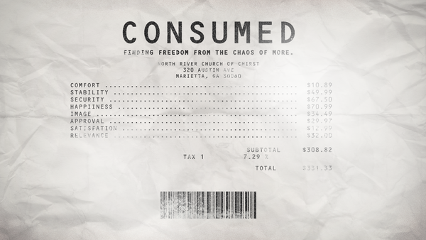 Michael Burns Preaching This Sunday — Part of Our Consumed Series