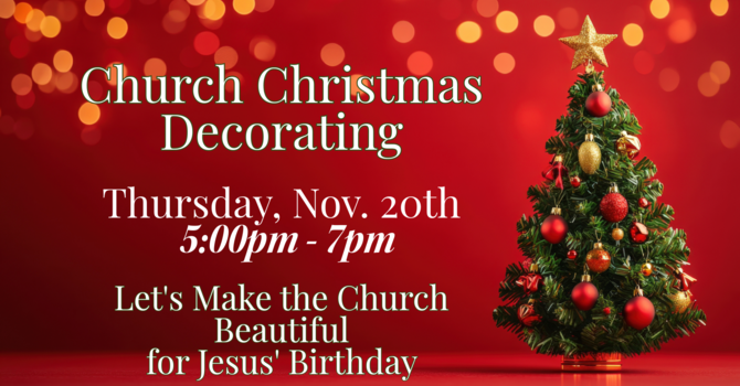 Church Decorating