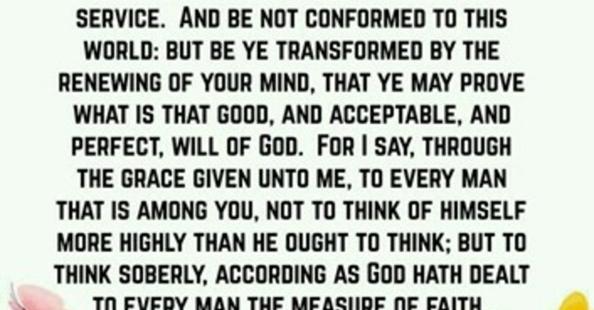 “We Are What We Think and Profess!”