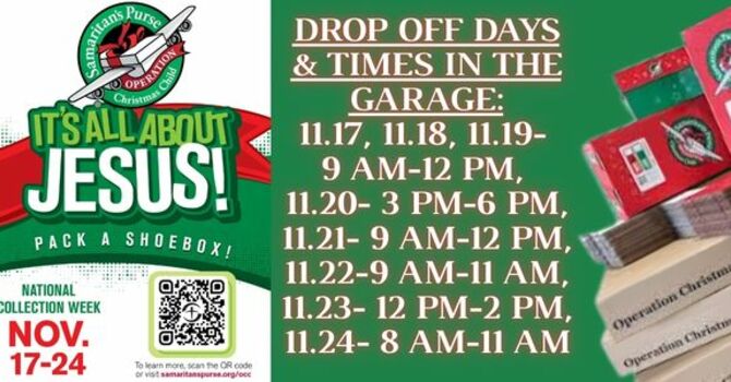 Operation Christmas Child Drop-Off 