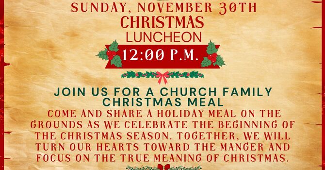 FBC Christmas Luncheon