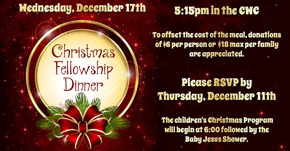Christmas Fellowship Meal