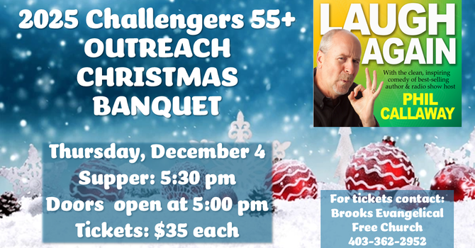 Challengers 55+ OUTREACH Christmas Banquet