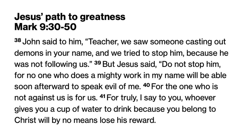 Jesus' Path to Greatness