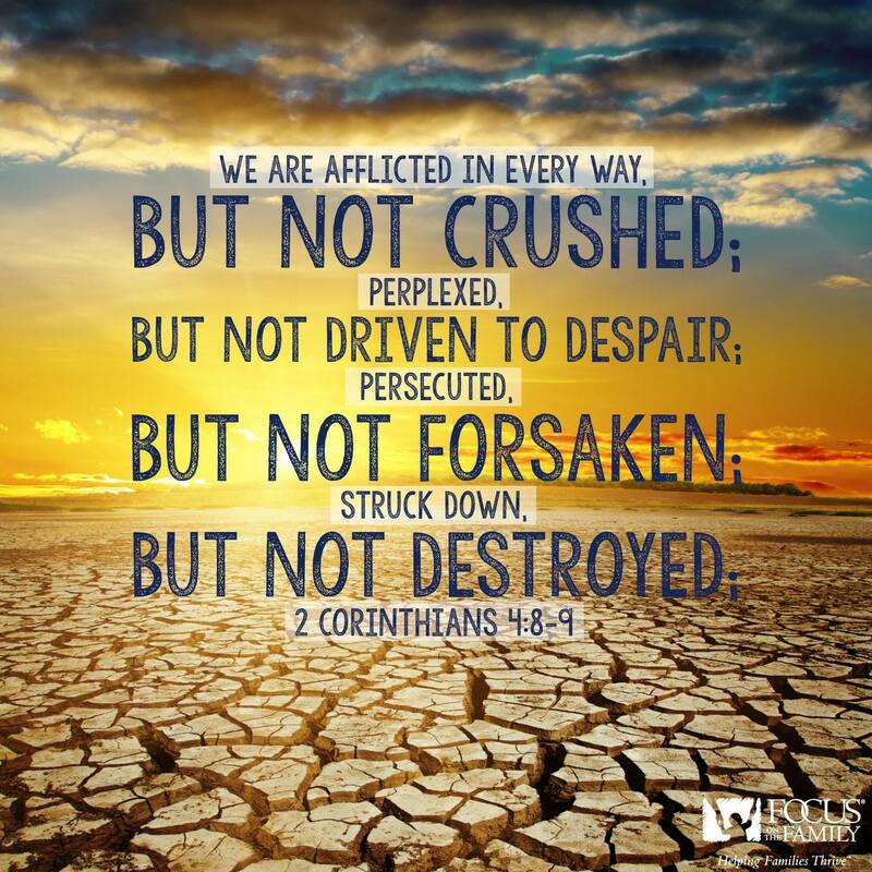 Thankful for God's Power in our Weakness