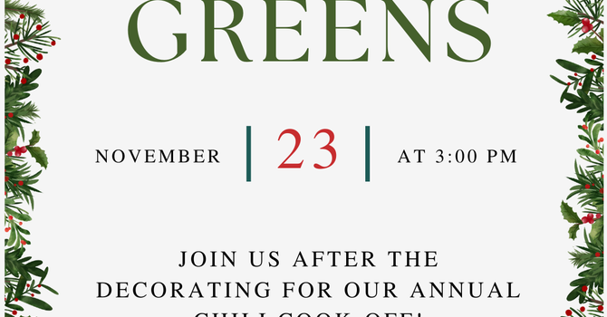 Hanging of the GREENS! image