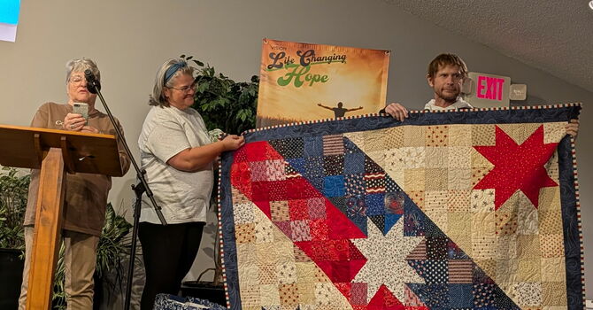 Quilt of Valor presentation image