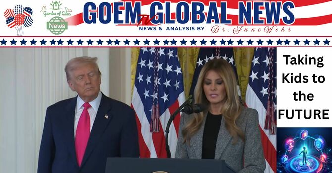 Trump & Melania to Help Foster Kids Learn AI & Blockchain, Canada, Govt Shutdown & More