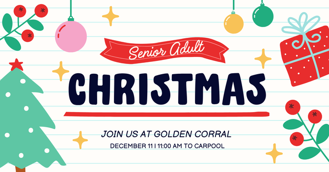 Senior Adult Christmas Party