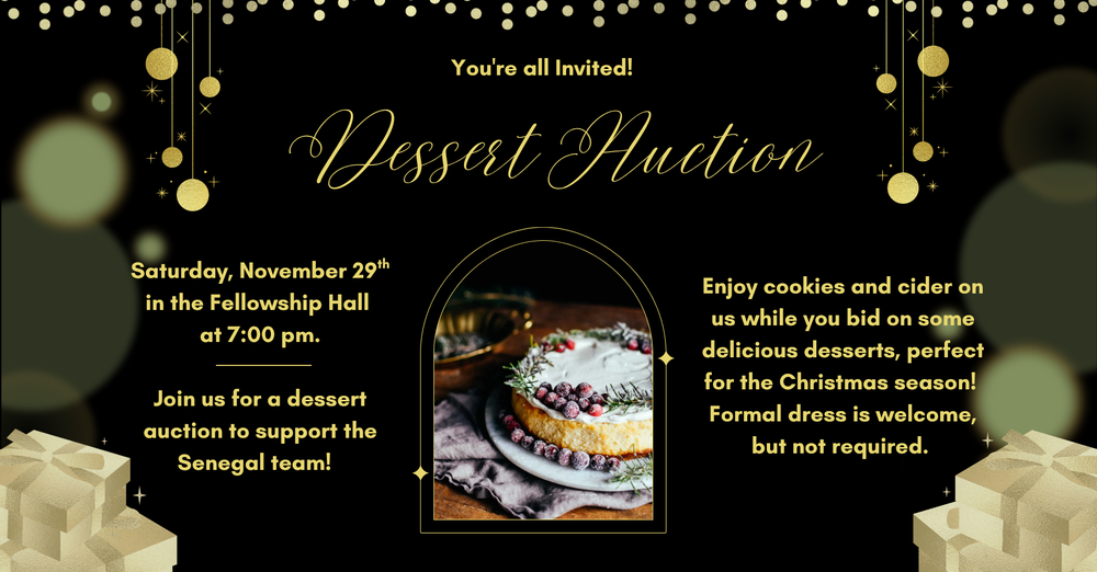 Dessert Auction