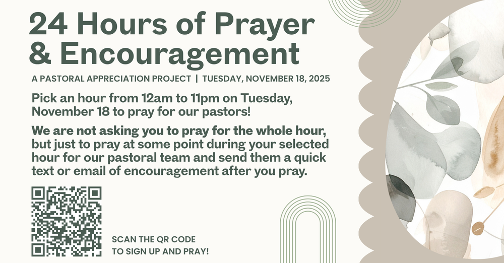 24 Hours of Prayer and Encouragement