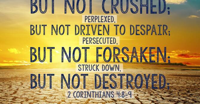 Thankful for God's Power in our Weakness