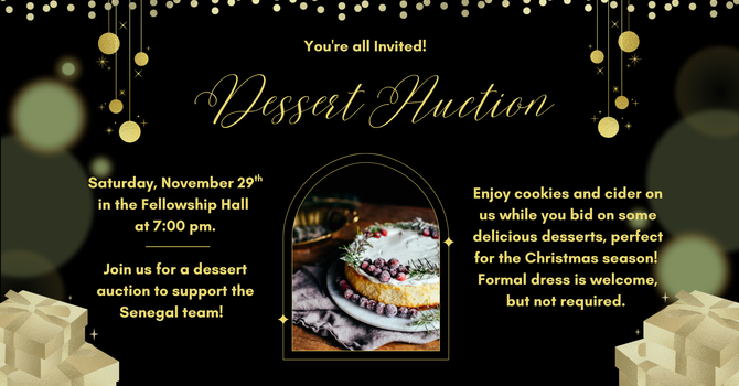 Dessert Auction image