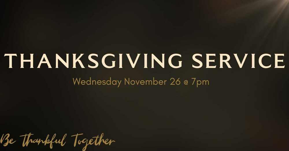 Thanksgiving Service