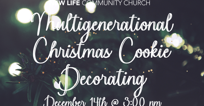 Multigenerational Christmas Cookie Decorating