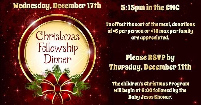 Christmas Fellowship Meal