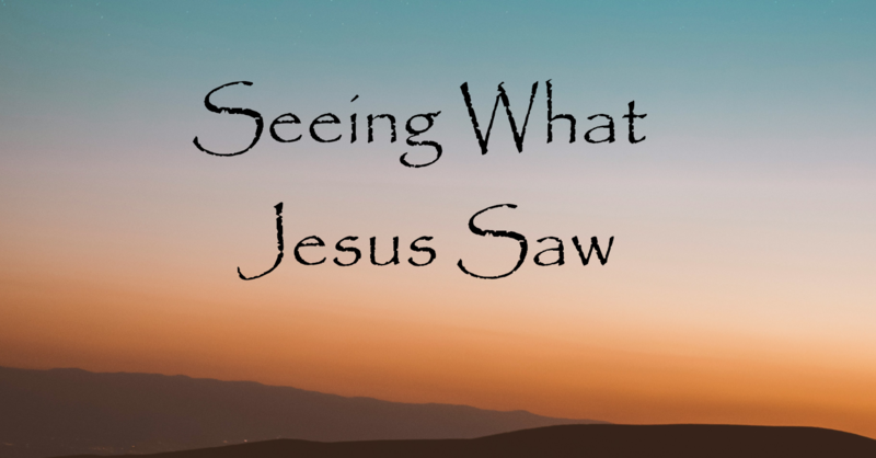 Seeing What Jesus Saw