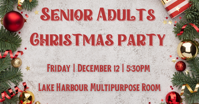 Senior Adult Christmas Party 