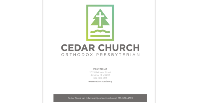 Sunday Bulletin 11-16-2025