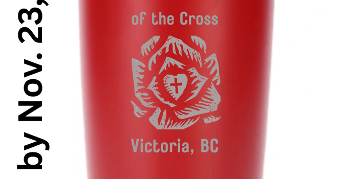 Order a Church of the Cross branded tumbler!
