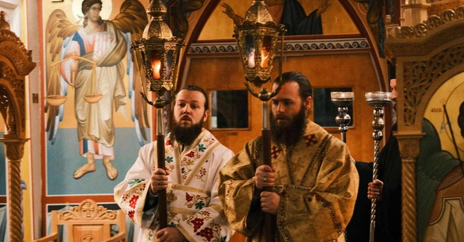 Our Own Subdeacon Nathan Johnson Travels With Met. Saba! image