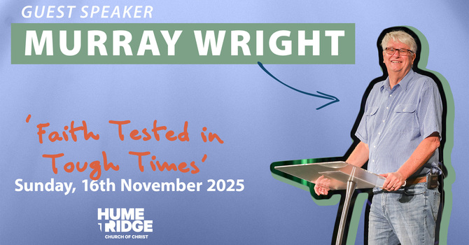 Faith Tested in Tough Times