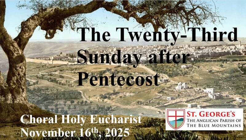 The 23rd Sunday After Pentecost