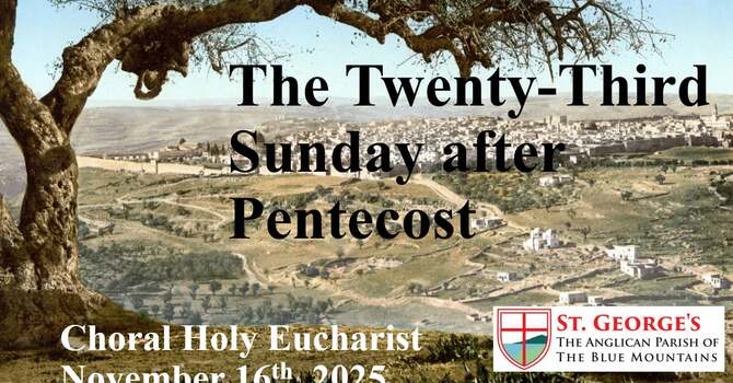 The 23rd Sunday After Pentecost
