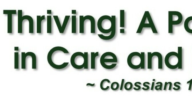 Thriving! A Partnership in Care and Learning