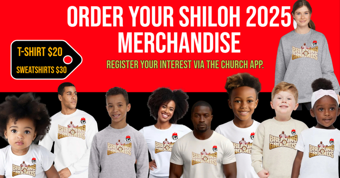 Order Your Shiloh 2025 Merchandise