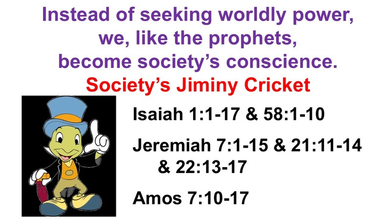 Living as Christians in a Secular Society with Jesus' Understanding of Power