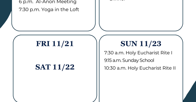 This Week at a Glance image