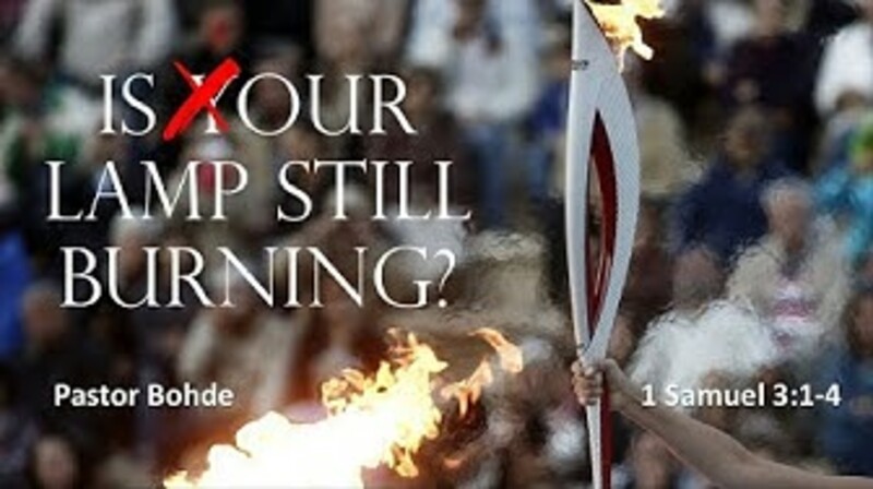 "Is Your Lamp Still Burning?"