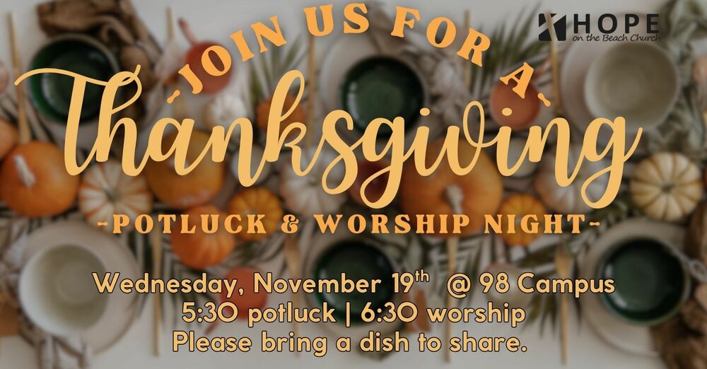 Thanksgiving Potluck 