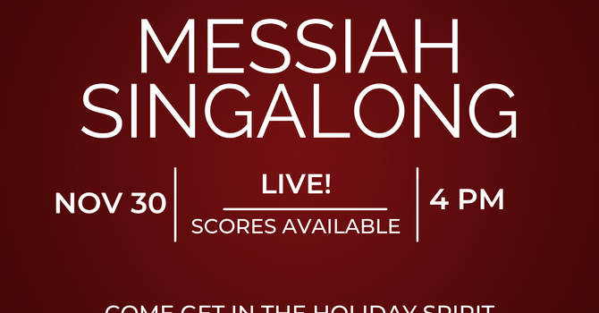 Messiah Singalong