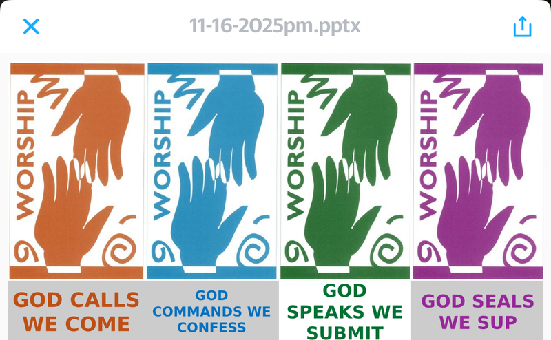 “God Speaks, We Submit” November 16 2025 P.M. Service