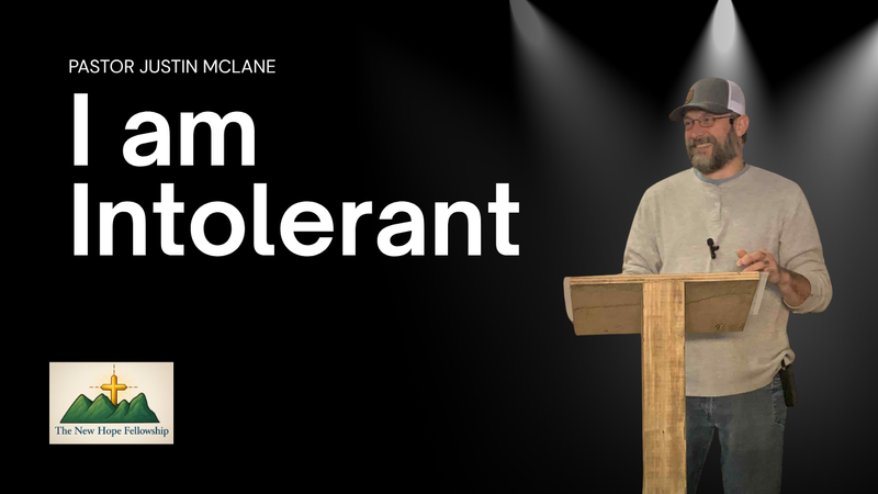 I am Intolerant