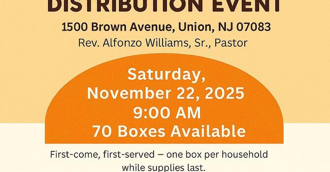 FREE FOOD PACKAGE DISTRIBUTION EVENT image