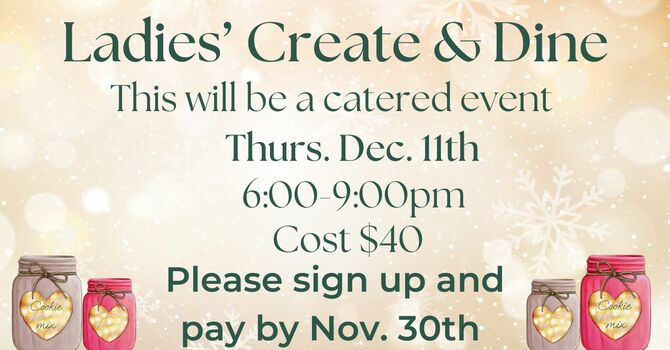 Ladies' Create & Dine