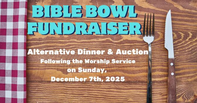 Bible Bowl Fundraiser