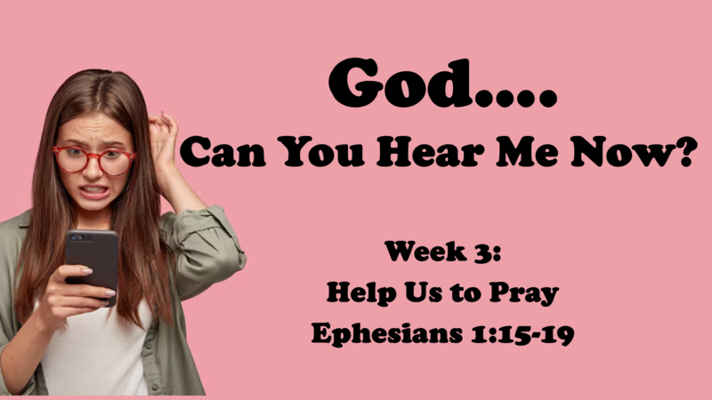 God... Can You Hear Me Now?