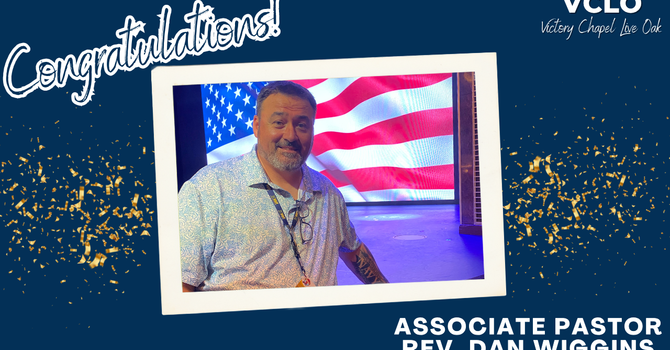 Congratulations, Pastor Dan! image