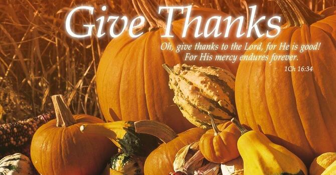 Thanksgiving Worship Service 