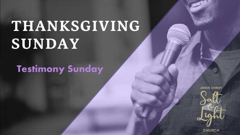 Testimony Sunday