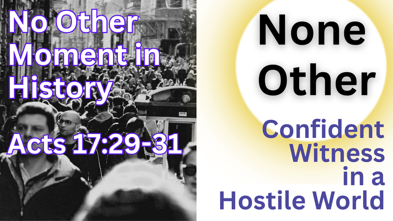 No Other Moment in History