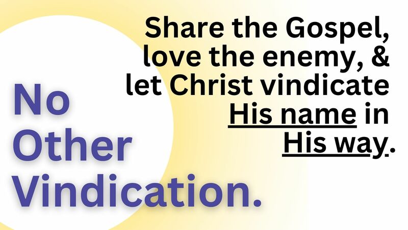 No Other Vindication